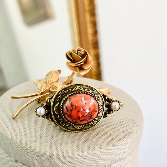 Vintage Original by Robert Pin & Gold Flower Brooch - Picture 12 of 16